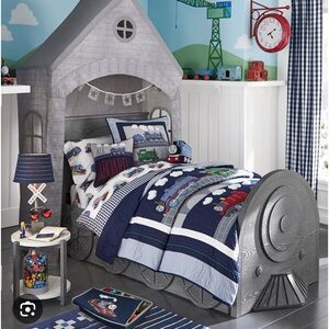 Twin pottery barn duvet + pillow cover Thomas